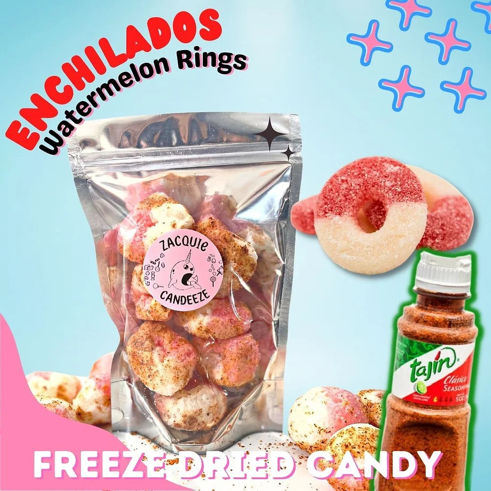 Chamoy Watermelon Rings