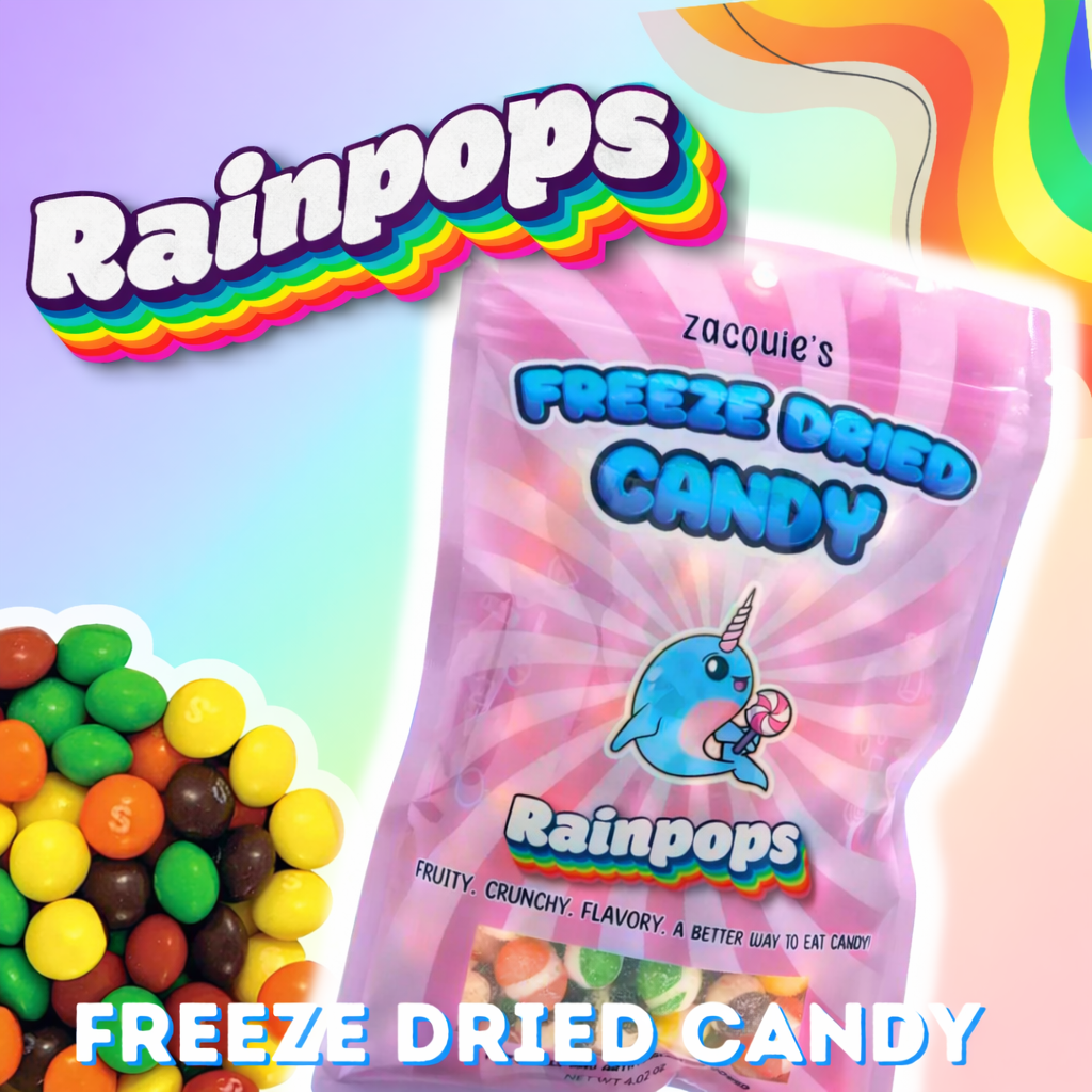 Rainpops freeze-dried rainbow fruit candy 10-pack